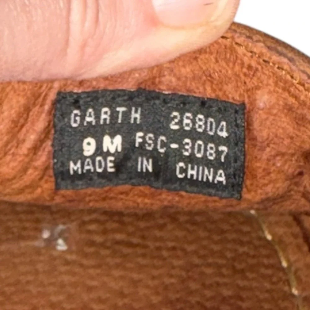French Shriner Garth Leather‎ Slip On loafers sz 9 NWOT